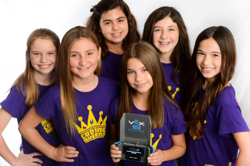 The Coding Queens, Californian all girls robotics team