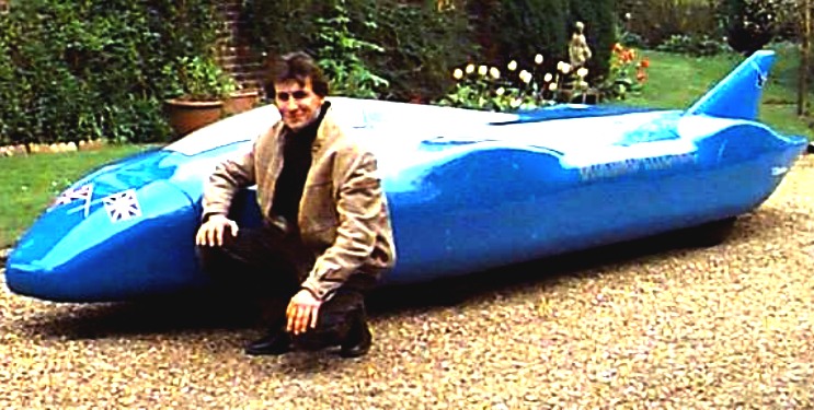 John Campbell and the BE2 battery electric land speed record car
