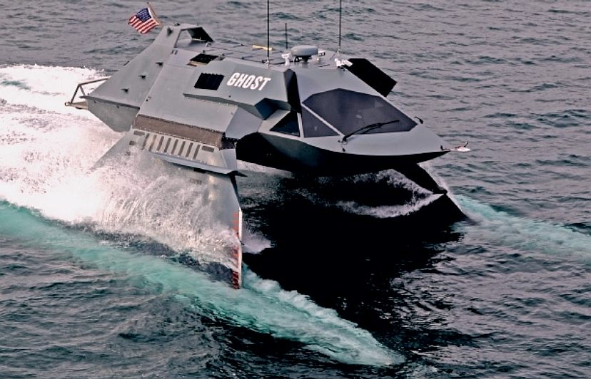 The Ghost from Juliet Marine, a stealth SWATH boat