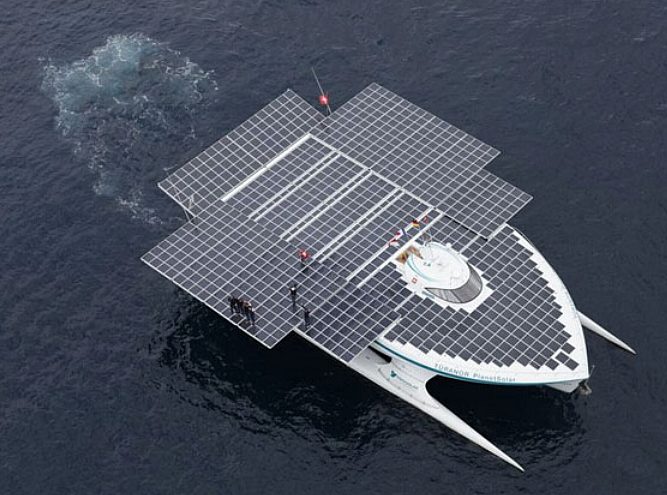 Turanor Planet Solar, world's biggest solar powered catamaran