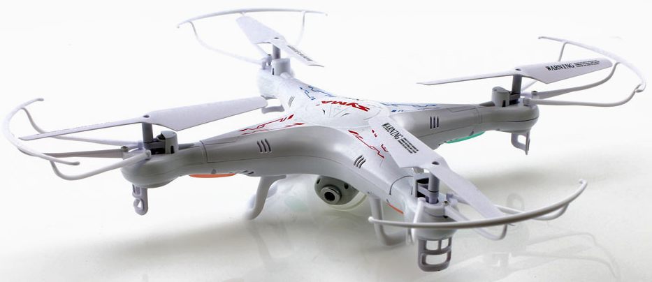 Drone quadcopter used for unmanned aerial fleet operations