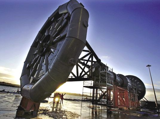 Invergordon, Scotland - wave buoy installation