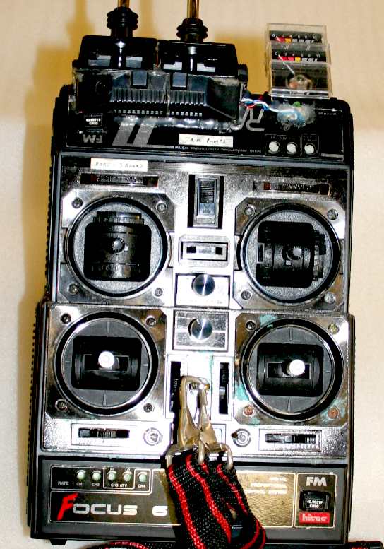 Radio controls for drone operation of the SeaVax robot 2.4 GHz Tx Rx