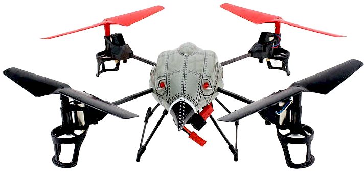 Drone quadcopter used for aerial fleet operations