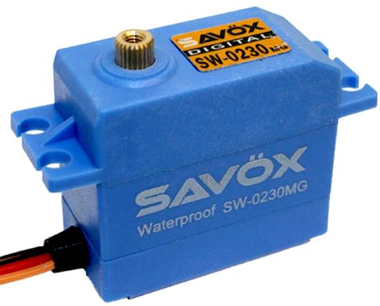 Savox radio controlled waterproof servo with metal gears