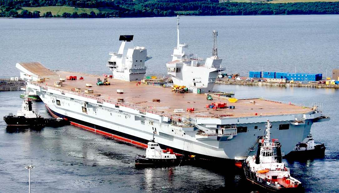 UK QUEEN ELIZABETH CLASS AIRCRAFT SUPER CARRIERS ROYAL NAVY