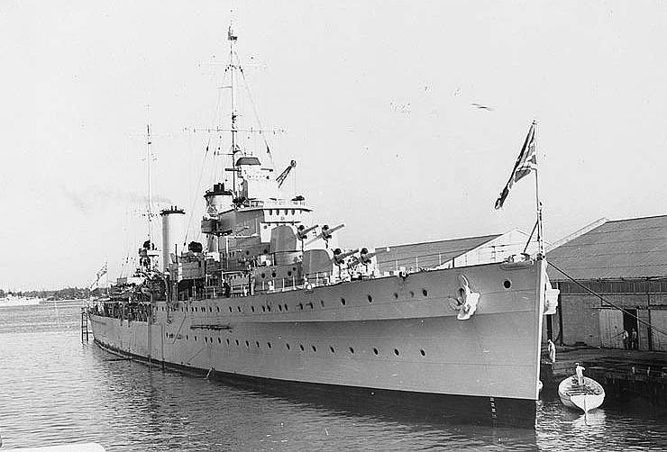 Leander class light cruiser similar to HMS Neptune