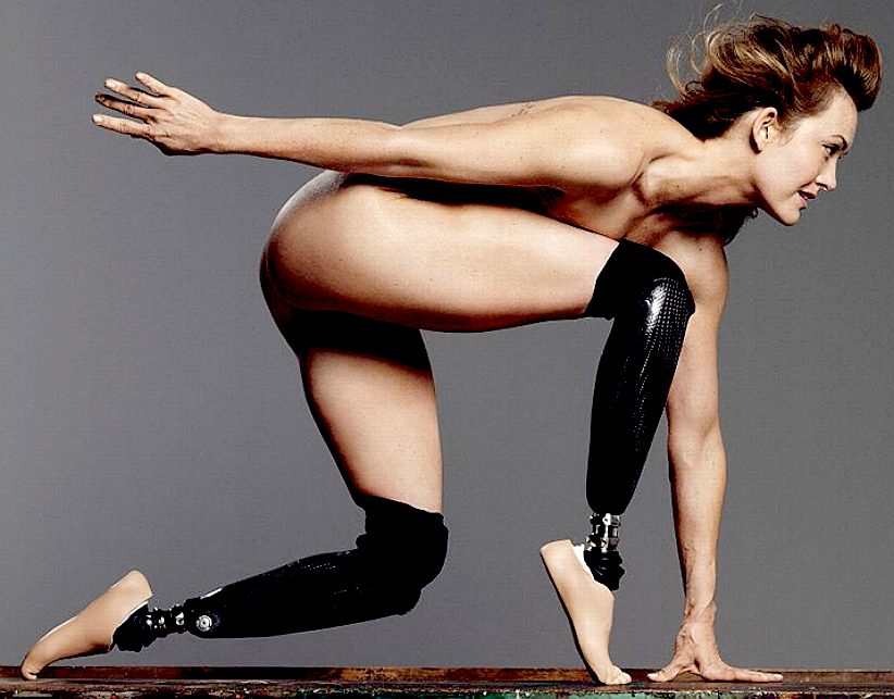 Amy Purdy, snowboarding paralympic medalist, by Paolo Kudacki