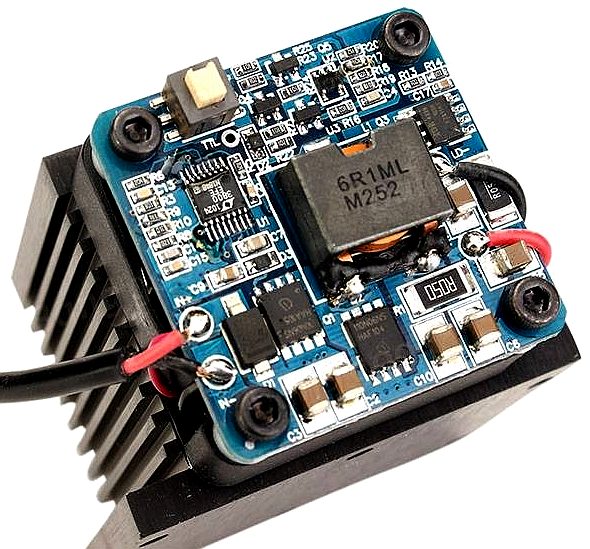 Circuit board on the back of a 5500 watt laser cutter