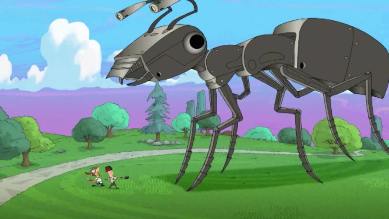 GIANT MECHANICAL ANT - Phineas and Ferb is an American animated comedy-musi...