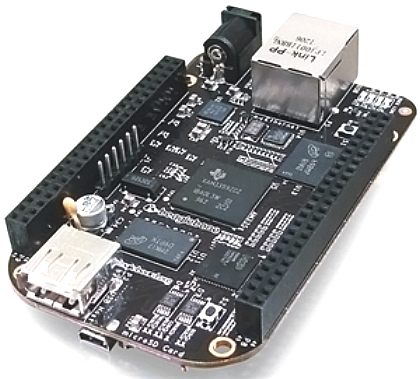 The Beagleboard Beaglebone computer board