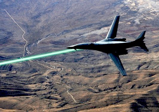 Shooting down aircraft with lasers