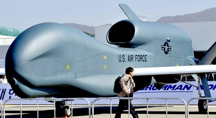 US Air Force Global Hawk Seoul Aerospace Exhibition