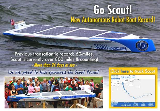 Jamestown Distributors: Go Scout! 800 mile autonomous record celebration.