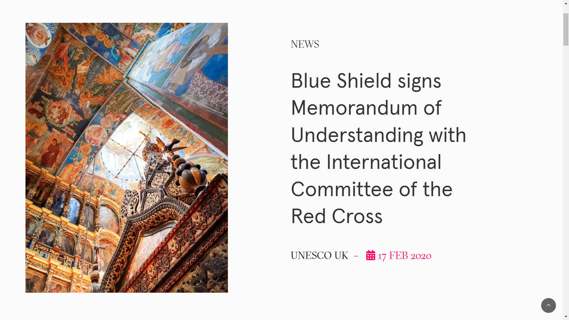 Blue Shield signs Memorandum of Understanding with the International Committee of the Red Cross