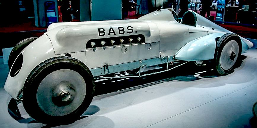 Parry Thomas' Babs fully restored and on display