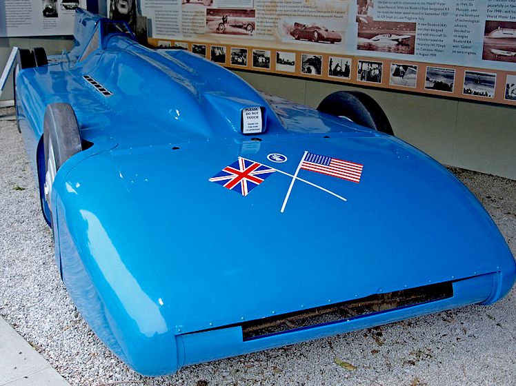 Replica of the Rolls Royce engined Blue Bird 1935