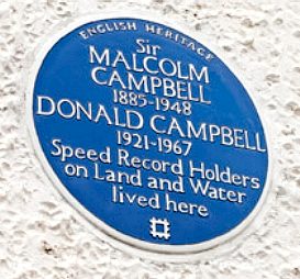 English Heritage site, blue plaque