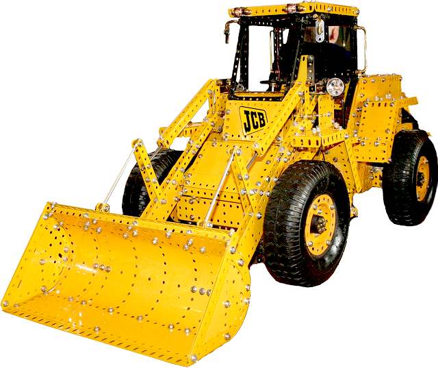 meccano construction digger