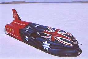 Aussie Invader 3 LSR jet car