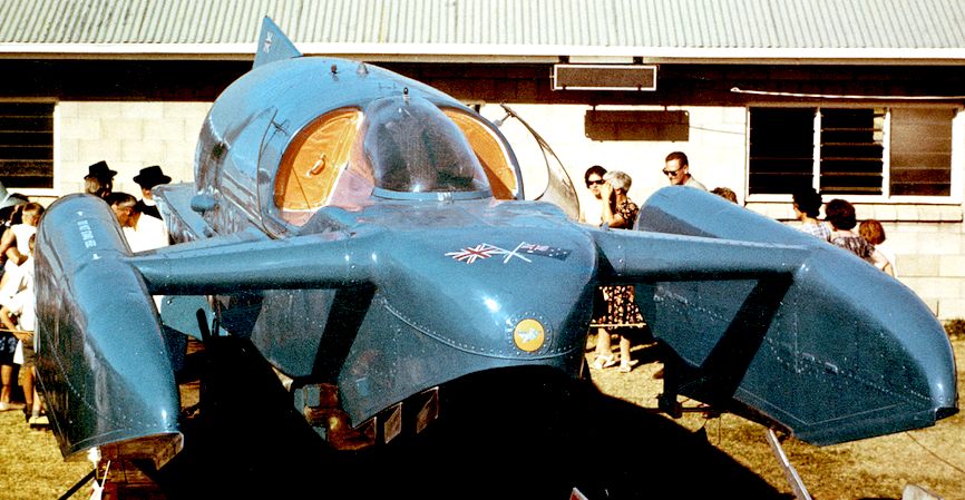 K7 Bluebird at Barmera in Australia, Donald Campbell's jet boat