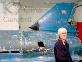 Gina Campbell and the Bluebird K7