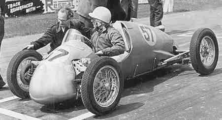 Stirling Moss at Brands Hatch 1951