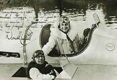 Leo Villa with Donald Campbell in the K4