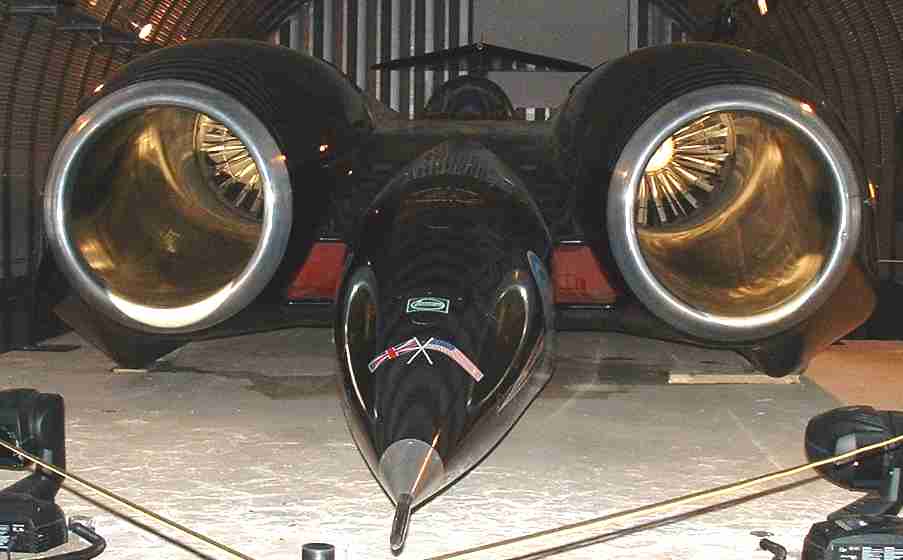 Thrust SSC at the Coventry Motor Museum