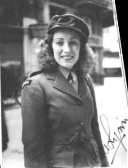 Vera Lynn, ENSA uniform, and autograph