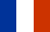 French national flag. blue, white and red vertical stripes