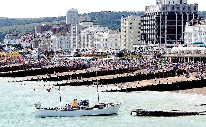 Southern Queen restoration project, Allchorn boats, Eastbourne seaside