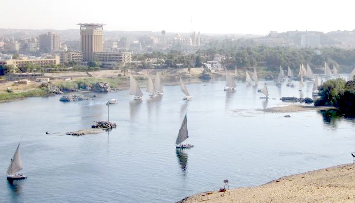 Aswan to Al-Hawa across the River Nile