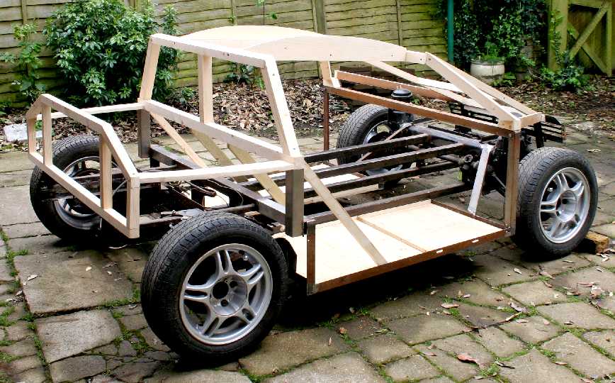 homemade wooden car