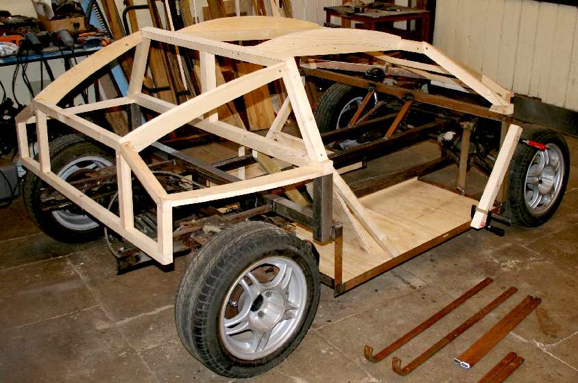 homemade wooden car