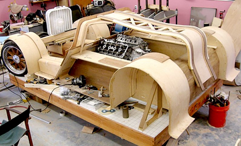 building a car out of wood