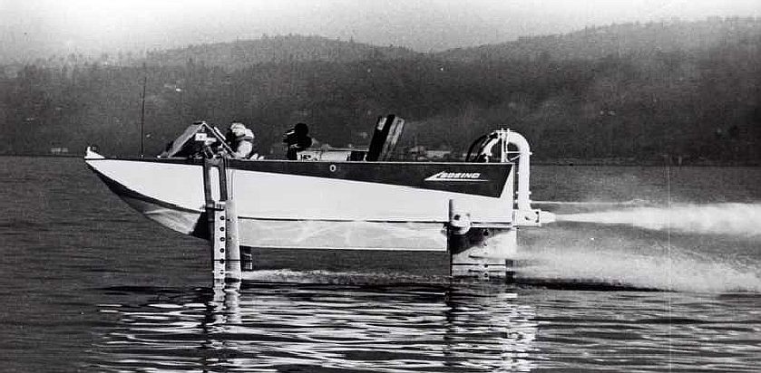 boeing aquajet hydroplane and hydrofoil development us