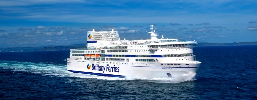Britanny ferries cross English Channel from England to France