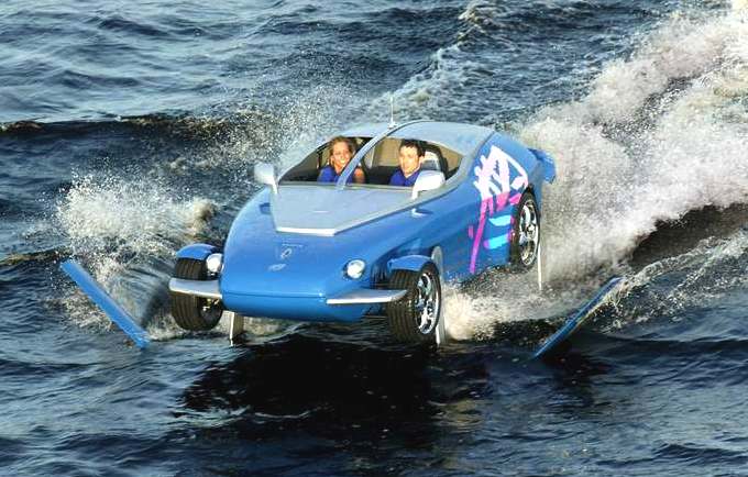 The Rinspeed Splash - hydrofoil amphibious car