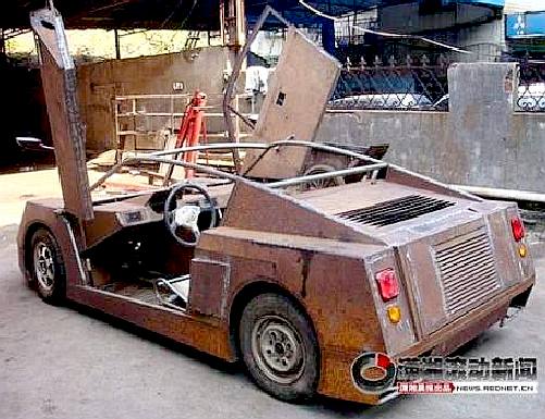 Plywood Lamborghini