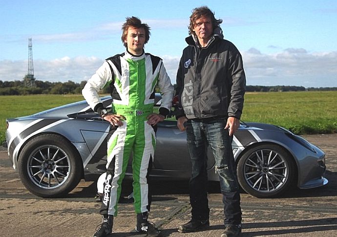 Nick Ponting and Dale Vince, the Ecotricity Nemesis, electric Lotus