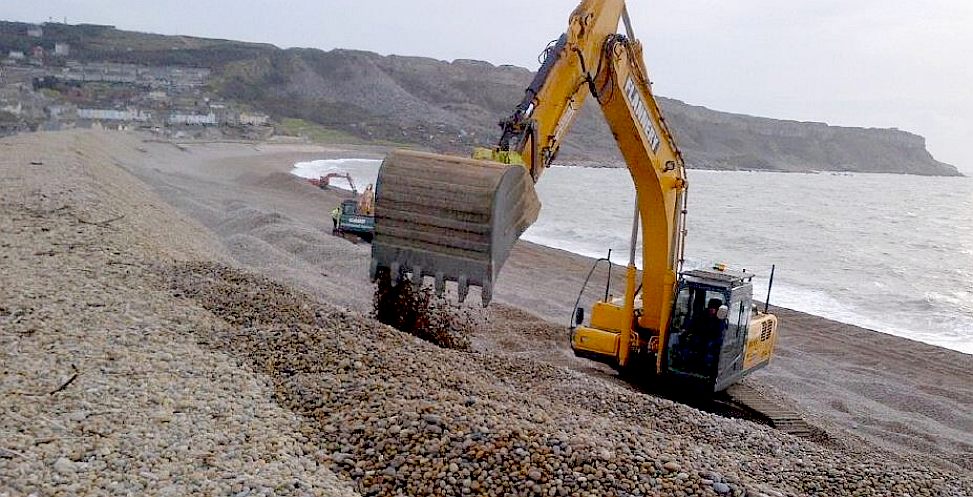 Norfolk coastal sea defences rebuild