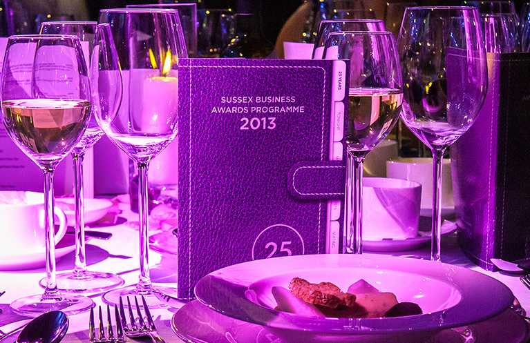 Sussex Business Awards ceremony December 2014 Grand Hotel Brighton