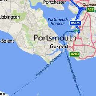 Map of Gosport, Portsmouth