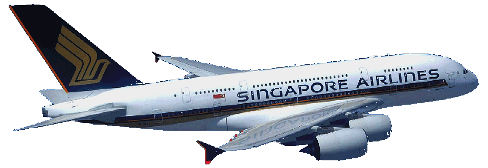 Singapore Airlines, Boeing 727 wide bodied jet plane