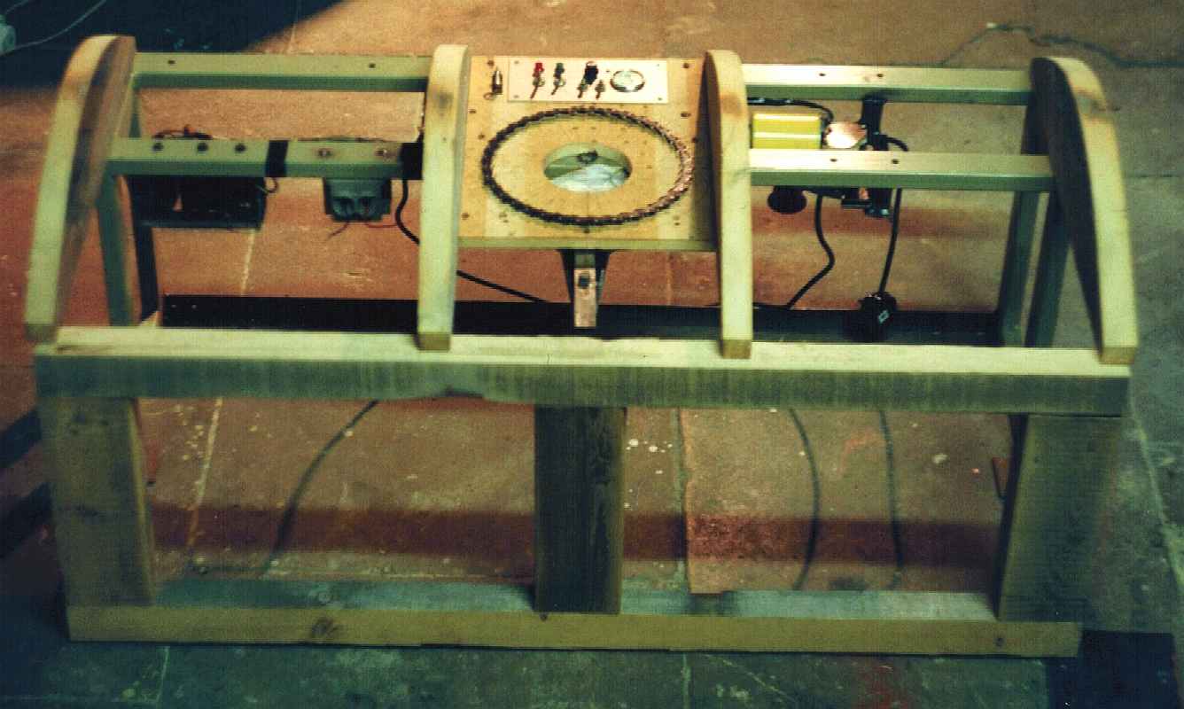 Lighting display timing switches triggered from a rotating camshaft