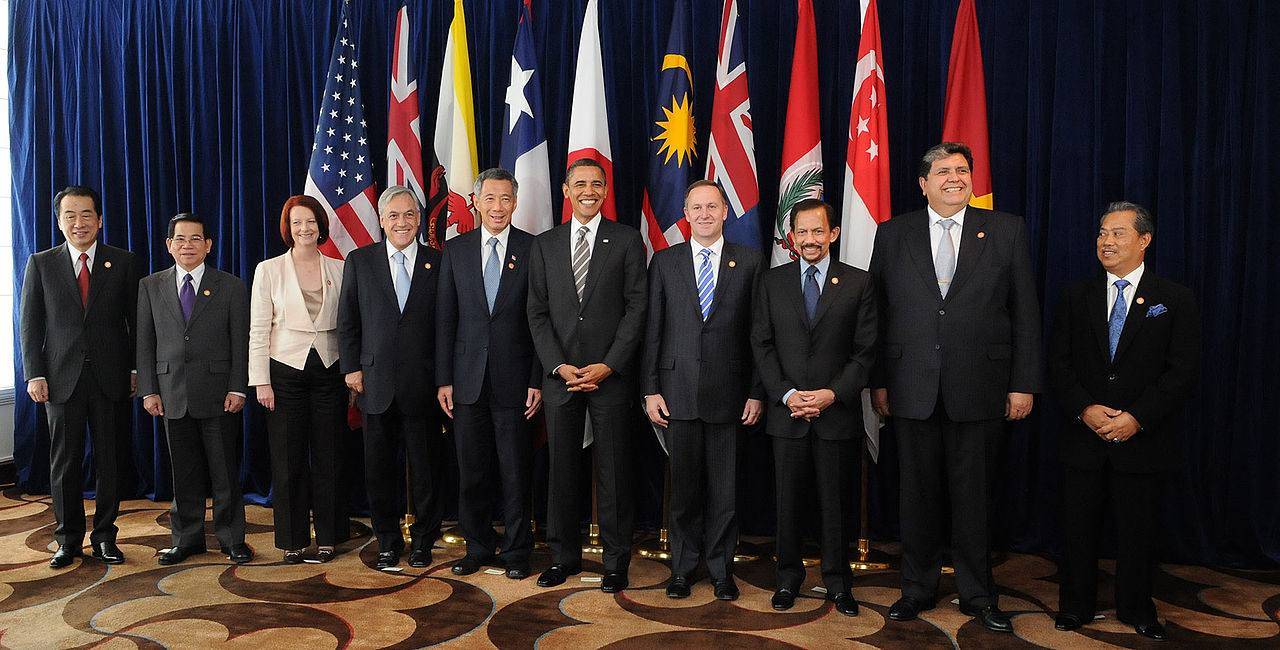 Trans Pacific Partnership world leaders