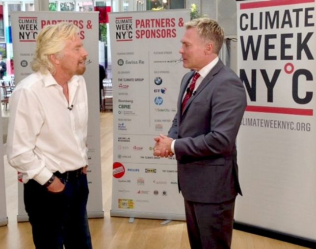 Richard Branson at Climate Week New York