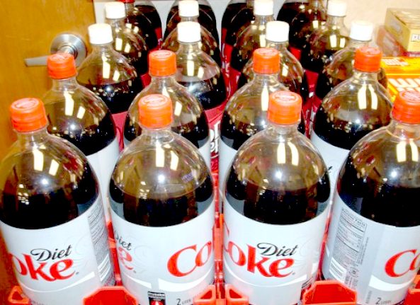 Coca Cola bottles, Diet Coke