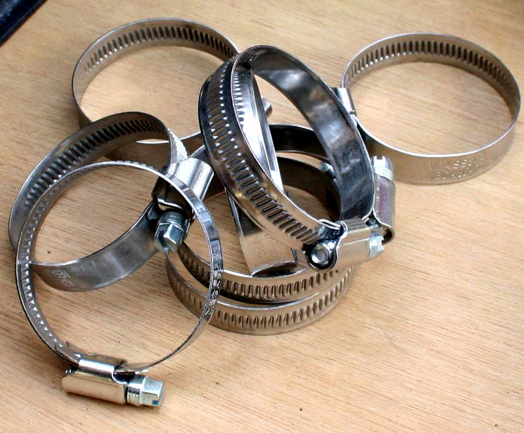 stainless steel hose clips